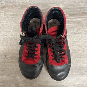 1017 ALYX 9SM Vans Style 138 Chili Pepper Hi Black Rubber Dipped